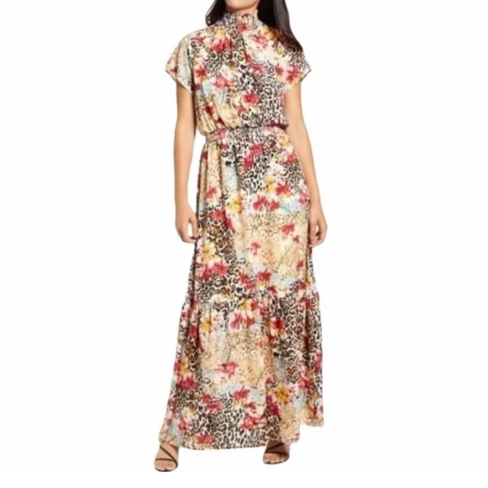 Gibson Wild Flowers Cinched Dress size XS